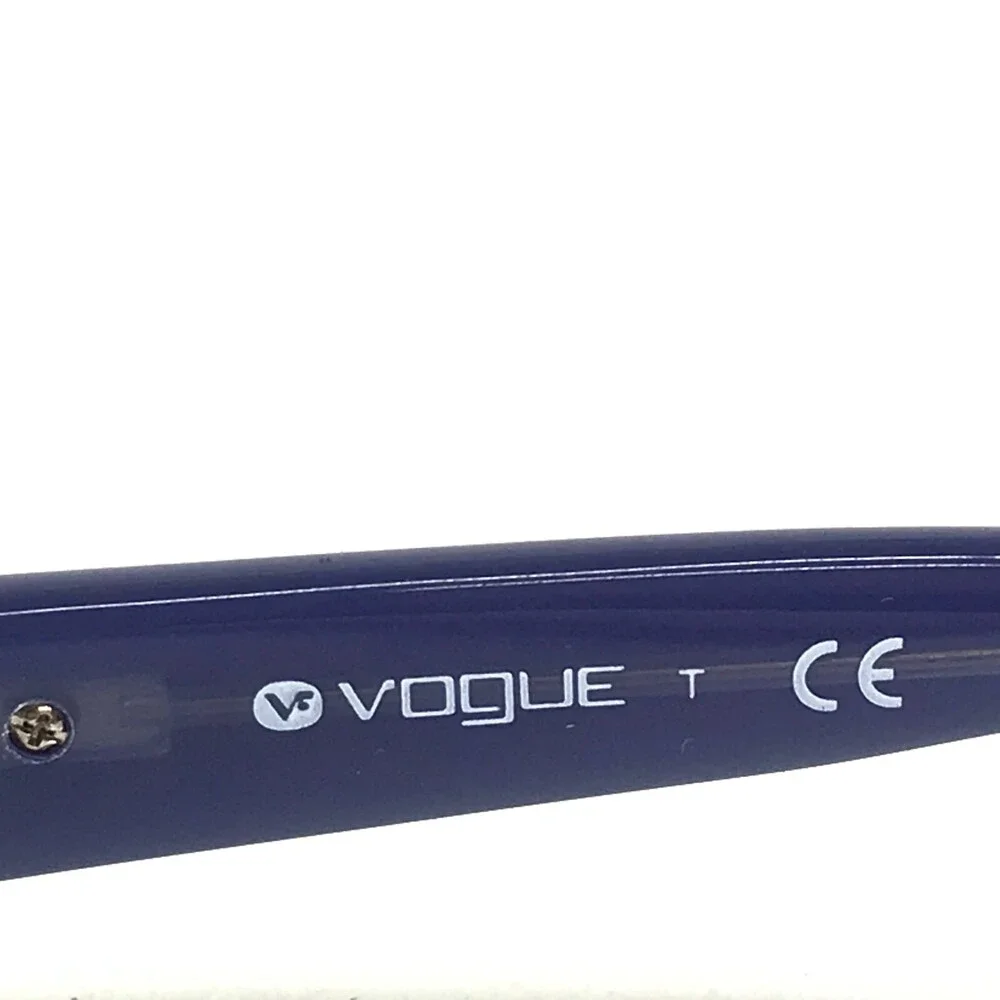 Vogue Eyeglasses Frames VO3779-B 548 Blue Silver Bows Crystals 51-17-135
